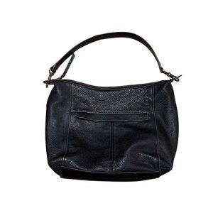 The Sak Women's Hobo Bag Black Pebbled Leather Purse Handbag Boho Travel